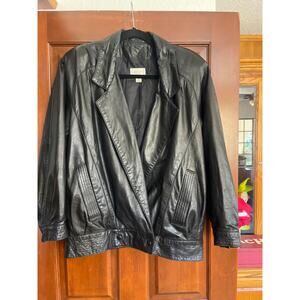 Vintage 80’s VAKKO Madonna lambskin leather jacket small